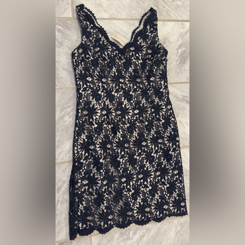 NWT Ann Taylor Womens Flower Knit Midi Dress Size 8 Originally $169